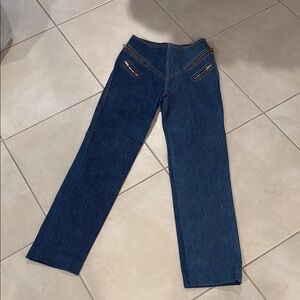 Vintage French dressing co jeans adjustable waist 28 blue 900